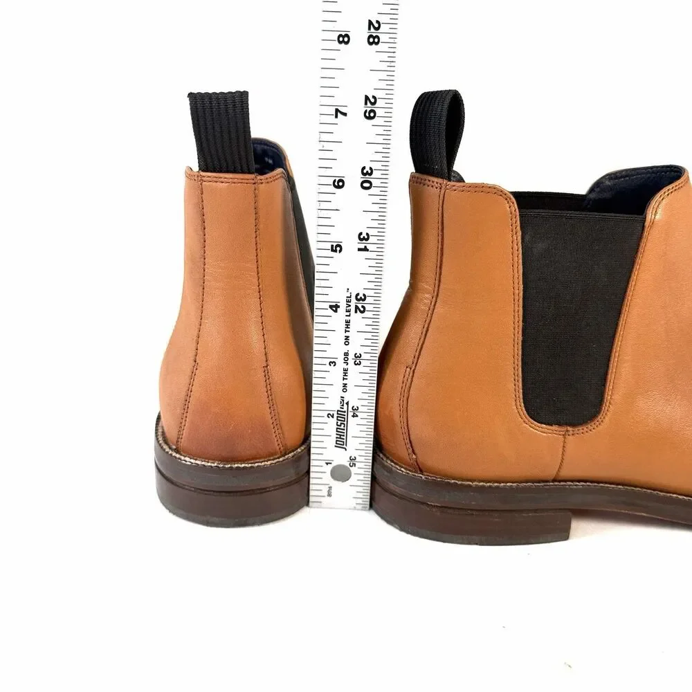 Cole Haan Wagner Grand Chelsea Cap-Toe Waterproof Boots Mesquite 9M C28637